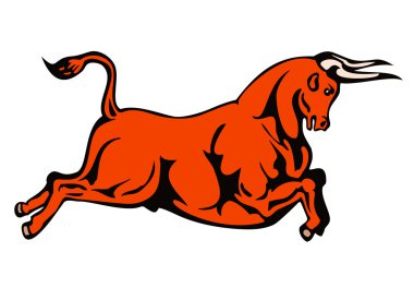 Retro saldıran Kızgın Boğa