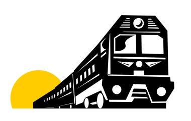 Dizel tren retro