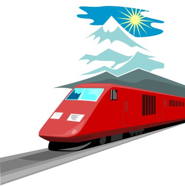 Dizel tren retro