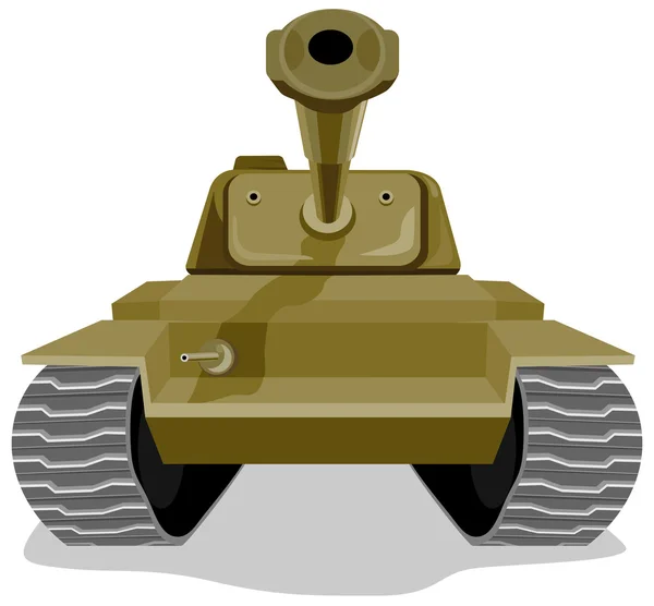 World War Two Battle Tank — Stock Vector