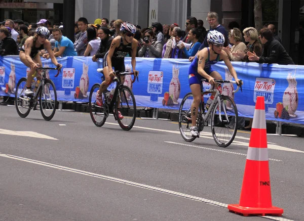 2012 Grandes Finales del Triatlón Mundial de la UIT Auckland Nueva Zelanda — Foto de Stock