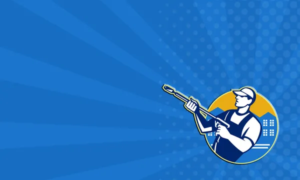 güç yıkama basıncı su blaster işçi