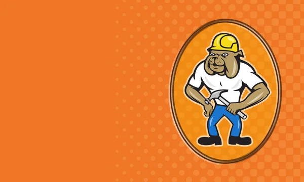 Martelo de trabalhador de construção Bulldog — Fotografia de Stock