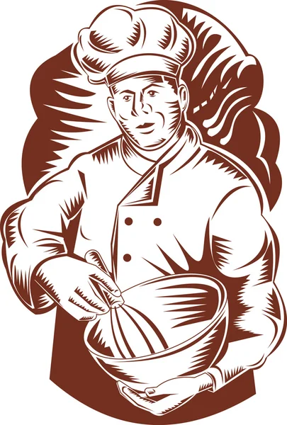 Chef, cuisinier ou boulanger — Image vectorielle