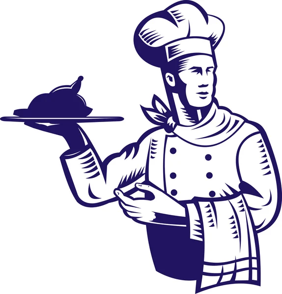 Kuchař kuchař — Stockový vektor