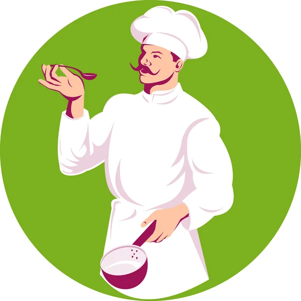 Koch, Koch oder Bäcker — Stockvektor