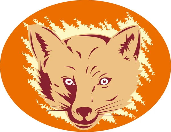 Fox hlava — Stockový vektor