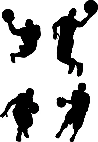 Jugador de baloncesto — Vector de stock