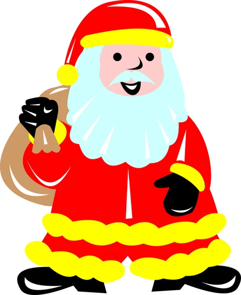 Father Christmas Santa Claus — Stock Vector