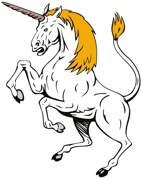 stock vector Unicorn