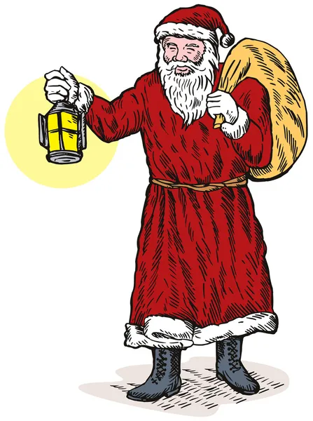 Otec vánoční Santa Claus — Stockový vektor