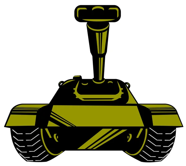 Leger tank retro — Stockvector