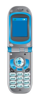 flip telefon retro