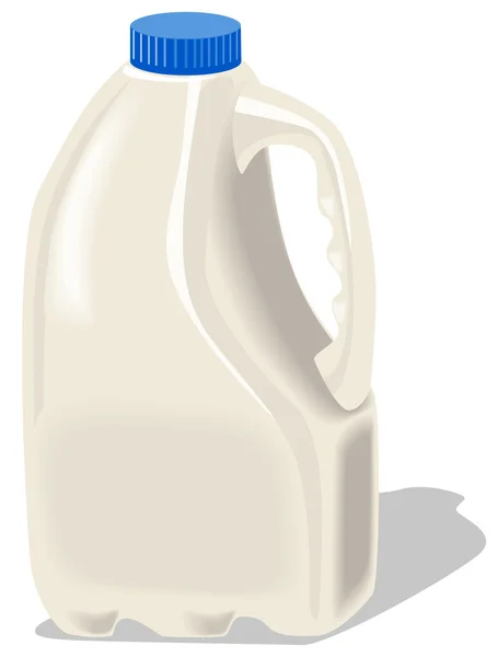 Bouteille de lait — Image vectorielle