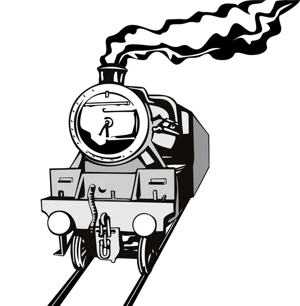 Vintage Train Retro — Stock Vector