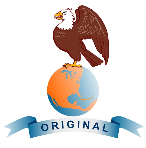 Globo águila original — Foto de Stock