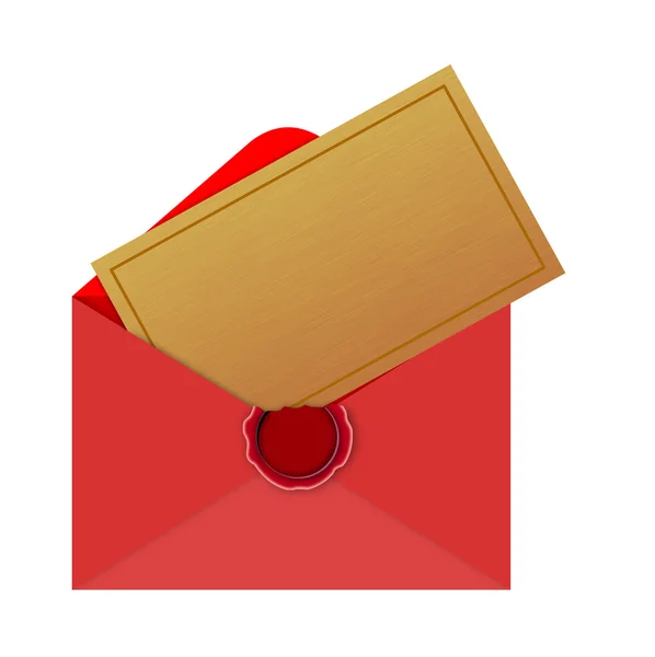 Envelope de Natal — Fotografia de Stock