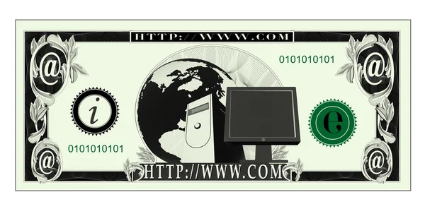 Currency Internet — Stock Photo, Image