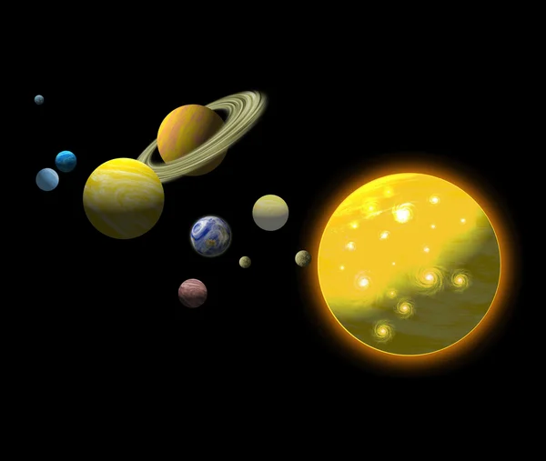 Solar System — Stock Photo, Image