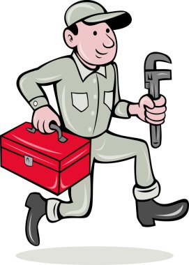 dibujos animados elefante camarero
