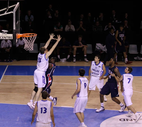 Fiba 世界 u19 バスケット ボール選手権オークランド — ストック写真