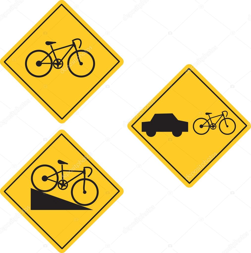 Bicycle Road Sign Symbol