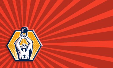 crossift sporcu kettlebell açık retro kaldırma