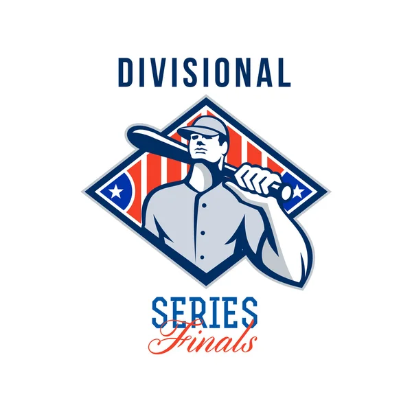 Baseball Divisional Series Finals Retro — Stock Photo, Image