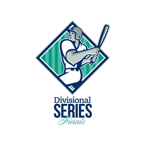 Divisional Baseball Series Finals Retro — Stock Photo, Image