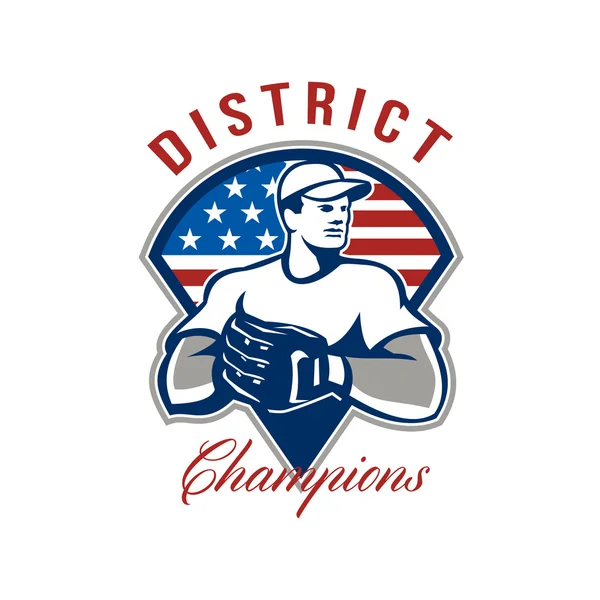 District de baseball Champions Retro — Photo