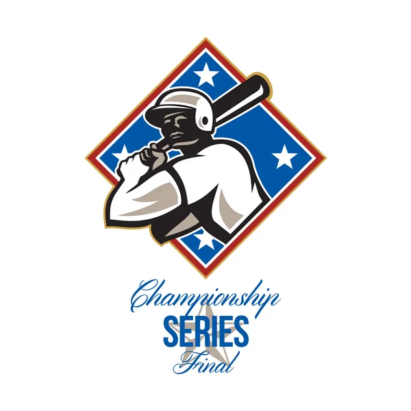 Baseball Championship Series Final Retro — Stock Photo, Image