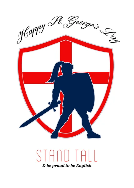 Be Proud to Be English Happy St George Day Poster — Stock Photo, Image