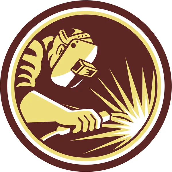 Daire retro ateşe fabrikatör Kaynakçı Kaynak 