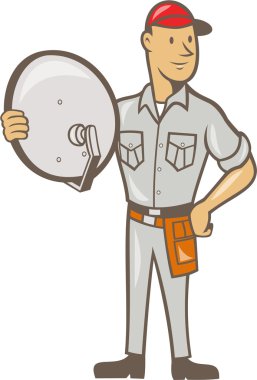 kablo tv Installer adam ayakta