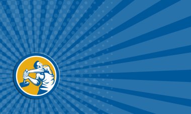 Kartvizit sendika işçi grev balyozla retro