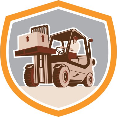 forklift kamyon malzeme lojistik kalkan taşıma
