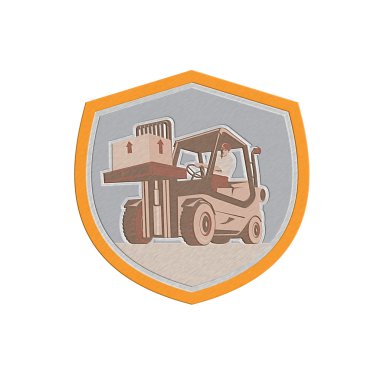 metallicforklift kamyon malzeme lojistik kalkan taşıma
