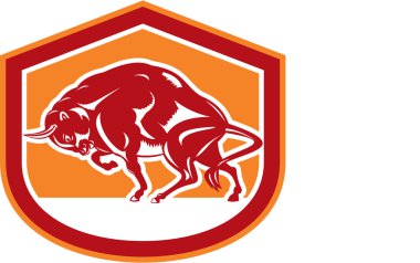 Avrupa Bizon Kalkan Retro 'sunu Yükle