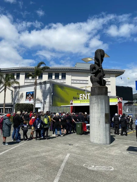 Auckland Oct Fãs Rugby Participam Copa Mundo Rugby 2021 Nona — Fotografia de Stock