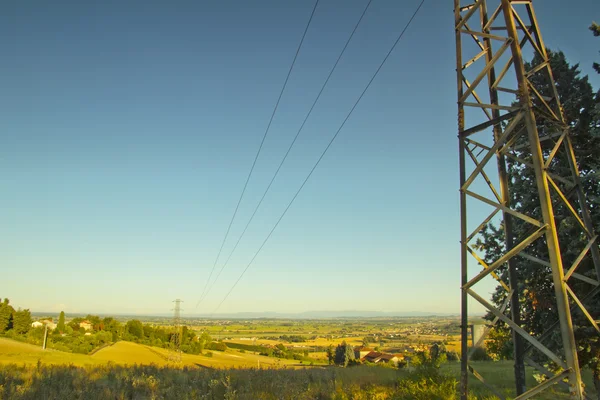 High voltage pylon — Stock Photo, Image