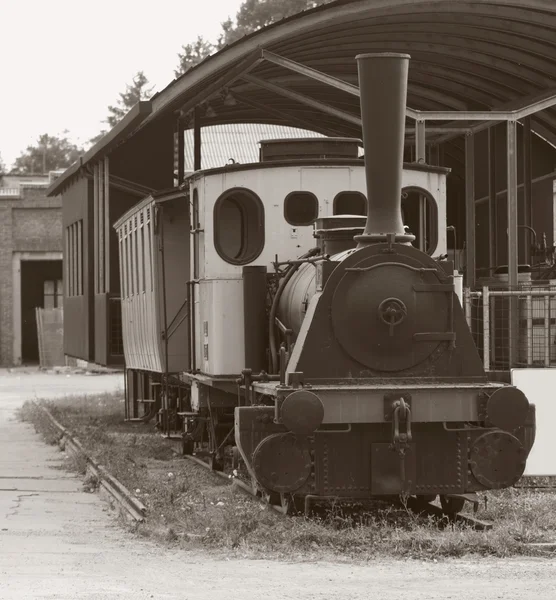 Alte Straßenbahn — Stockfoto