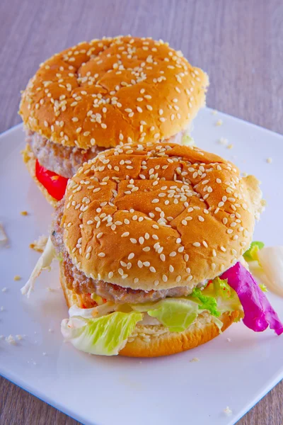 Hamburgers — Stockfoto