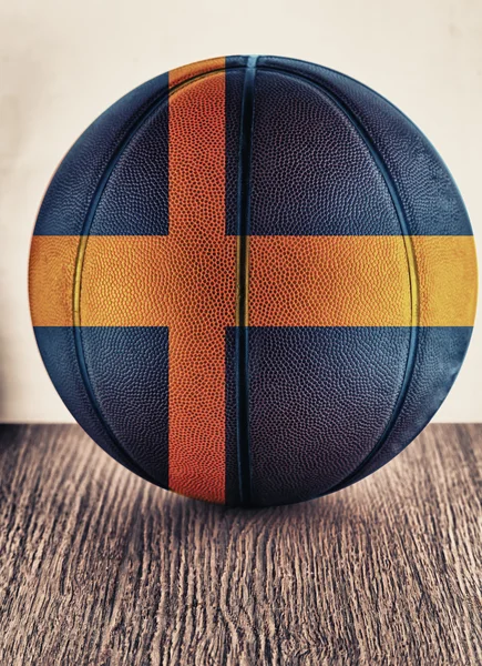 Швеція баскетбол — стокове фото