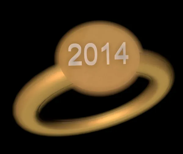 2014 ring — Stock Photo, Image