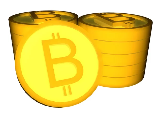 Bitcoins — Stock Photo, Image