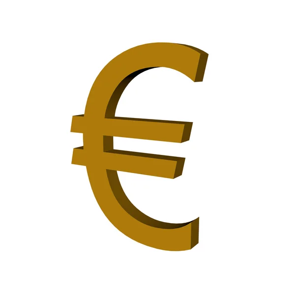 Symbol euro — Zdjęcie stockowe