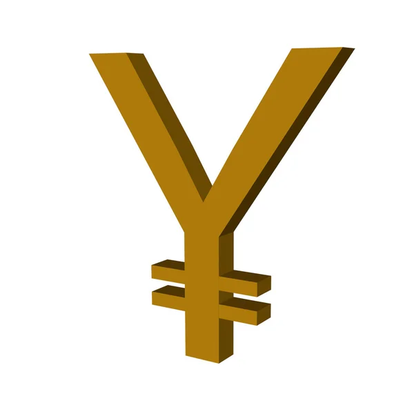 Simbolul Yen — Fotografie, imagine de stoc