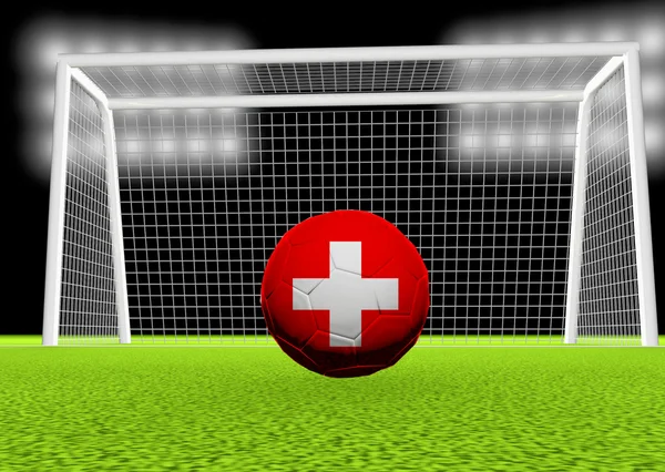 Футбол Швейцарії — стокове фото