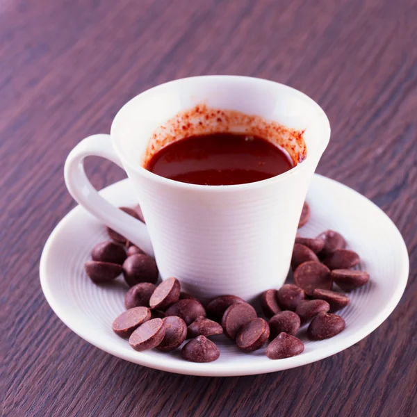 Warme chocolademelk — Stockfoto