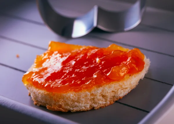 Toast with jam — Stock Photo, Image